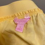 Lilly Pulitzer Yellow Floral Whitley Mini Skirt Size Small Photo 2