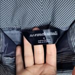 Norma Kamali pinstripe crop career trousers sz 6 Photo 6