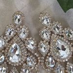 Boutique Large Statement Glam Teardrop Earrings Photo 3