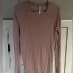 Lululemon Athletica Blush Pink Long Sleeve Top Photo 0