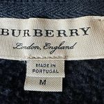 Burberry  London Sweatshirt Navy Blue Red Embroidered Pullover Womens Size Medium Photo 3