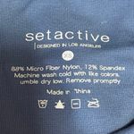 Set Active Women's Blue Mid Rise Athletic Workout Gym Yoga Leggings Pants Sz XS Photo 3