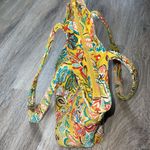 Vera Bradley Yellow Paisley Shoulder Bag/Tote Bag Photo 3