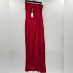 More To Come Emma Strapless Maxi Dress In Red Size M Photo 5
