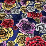 LuLaRoe  Carly size small (6-8) swing dress hi low multicolor rose pattern soft Photo 8