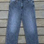 Hudson Jeans  Noa Wide Leg Dark Grey Dark Wash Denim Jeans Photo 0