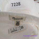 Madewell New!  The Curvy Emmett‎ Wide-Leg Jean in Tile White, size 26 Photo 14