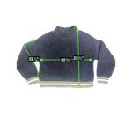 Nanette Lepore  Black Teddy Faux Shearling Cozy Pullover Sweater Size M Photo 8