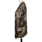 American Eagle  Medium Sheer Cardigan Black Blue White Photo 1