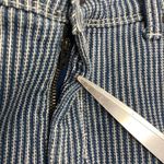 Chico's CHICO’S Fabulously Slimming Women’s Blue & White Striped Ankle Jeans Size 0 US S Photo 4