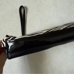 White House | Black Market Zebra Print Faux Fur Clutch / Wristlet Photo 7