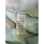 Splendid  Tie Dye Peach/Teal‎ Long Sleeve Thermal Knit Top Size Medium Crew Photo 6