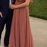 Birdy Grey Jane Convertible Dress With Slit Chiffon Desert Rose Photo 2