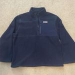 Vineyard Vines Comfy Navy Blue Quarter Zip Photo 0