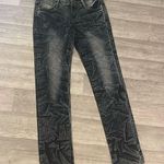 Thrill black white acid wash jeans size 9 Photo 0