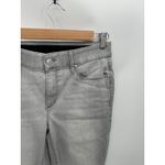 Chico's Grey Wash Stretch Band Slim Cotton Blend Jeans Women's Size 0R (4) Photo 2