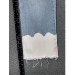 Hudson  Jeans‎ Women 28 Mid Rise Cropped Frayed Straight Leg Bleach Denim Pants Photo 4