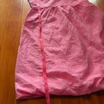 J.Crew  One Shoulder Pink Party Dress‎ Linen Blend Cocktail Size 8 Photo 7