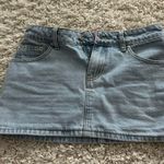 Edikted  Light Blue Jean Skirt Photo 0