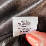 Jessica Simpson NWT  Grey Crepe Flutter Sleeves A-line Dress sz MEDIUM $128 Photo 6