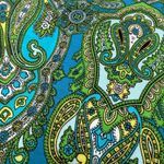 Talbots  Paisley Long Sleeve Dress Size 8 Photo 6