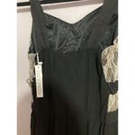 Lucy Paris  Black Fit And Flare Maxi Cocktail Dress M Photo 5