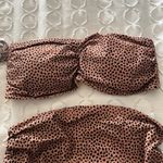 A pea in the pod Maternity Cheetah Convertible Two Piece Swimsuit Size Medium Photo 1