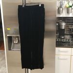 Elie Tahari ππ The Veronica Velvet Wide-Leg Pants ~ Noir Black Large L NWT Photo 10