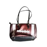 No Brand Football Shoulder Purse Black Photo 4