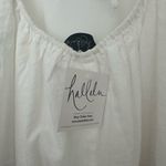 Hallelu White and Black Sleeveless Maxi Ruffle Sundress Photo 2