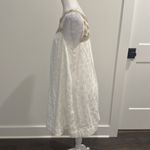 Maeve Anthropologie Graced White Beaded Jeweled Embellished Swing Dress Sz Photo 5