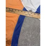 Ralph Lauren womens rlx colorblock quarter zip blue orange white EUC Xs Photo 4