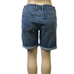 Tommy Bahama  Bermuda Cuffed Stretch Denim Blue Jean Shorts Womens 29 Waist Photo 4