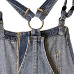 Bullhead Denim Co Bib Overalls Denim Distressed Size Small 100% Cotton Blue Photo 10