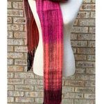 Frye NWT Brushed Plaid Fringe Scarf Photo 0
