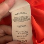 Nicholas Triangle Top Slip Dress Red Orange Floral Size 4 Photo 13