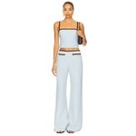 Amanda Uprichard  x REVOLVE Windsor Pants in Baby Blue & Chocolate Brown X-Small Photo 10