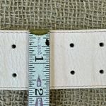 Vintage Light Pastel Pink Wide Leather Belt Size Medium 29 1/2 Photo 2