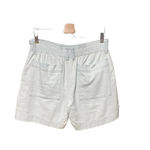 Proenza Schouler White Label High-Waisted Shorts in Bleach Chambray Size 6 Photo 6