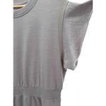 Grey State Cleo Dress Size 4 Flutter‎ Sleeve Gray Terry Mini Dress Comfy Casual Photo 2