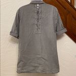 Anne Klein short sleeve button down shirt size M Photo 5