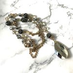 Jules b teardrop.pendant long beaded necklace Photo 4