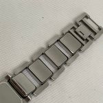 Fossil women watch silver brown tone ES2054 all stainless steel 21mm running Photo 5