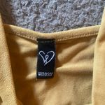 Windsor Velvet Cut-Out Bow Bodycon Spaghetti Strap Bodysuit Photo 5