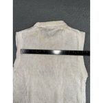 Vintage Oak Bluff Grandma Sweater Vest Women 18/20 Retro 90s Teacher Tan Photo 4