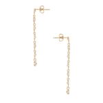 Lili Claspe Cici Duster Earrings in Gold New Womens Dangle Drop Crystal Jewelry Photo 2