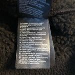 H&M  women's motor biker jacket black faux fur suede size 6 eur 38 Photo 2