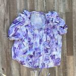 For Love & Lemons ruffle front zinnia blouse size XS Photo 0