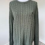 CHAPS Vintage 90s Green Cable Knit Sweater Photo 0