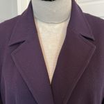 Coldwater Creek  Sz 12 EUC deep purple blazer w/ 2 buttons and pocket flaps Photo 2